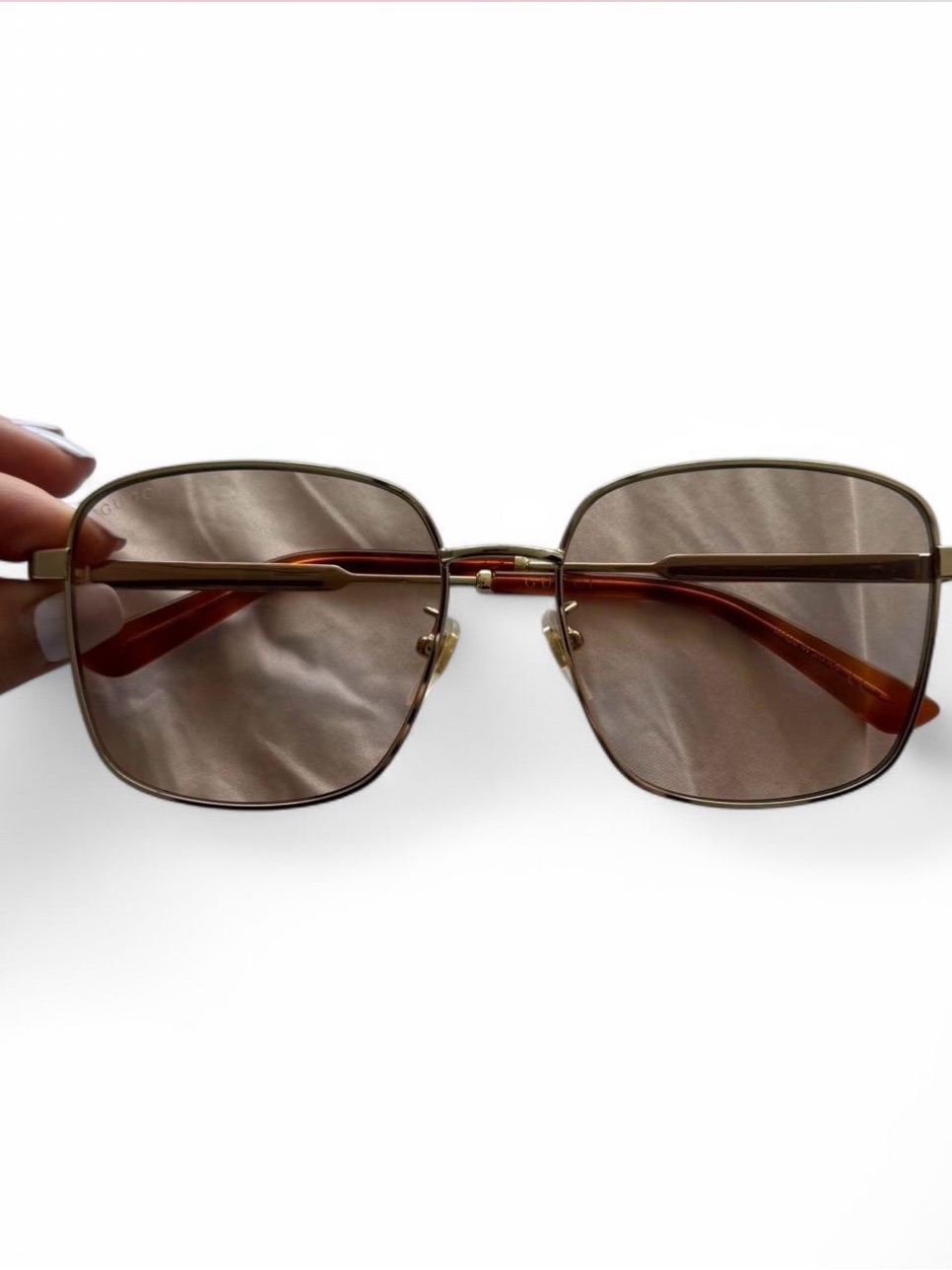 Gucci Brown Gradient Square Sunglasses